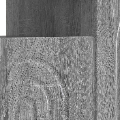 LED tv-meubel Grijs Sonoma Bewerkt hout