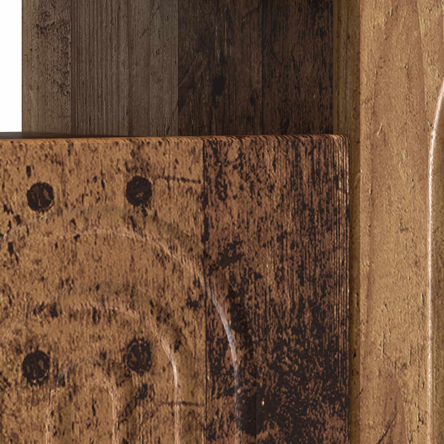 LED tv-meubel Oud hout Bewerkt hout