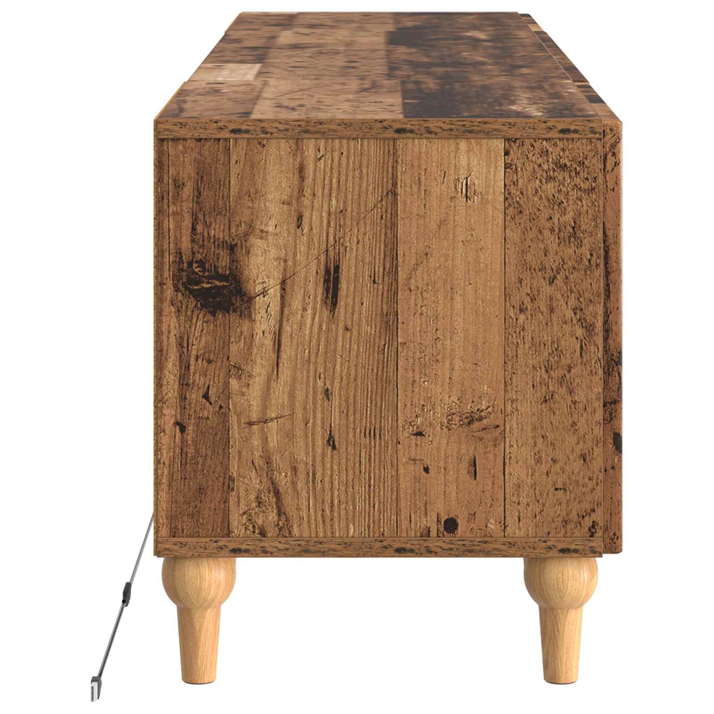 LED tv-meubel Oud hout Bewerkt hout