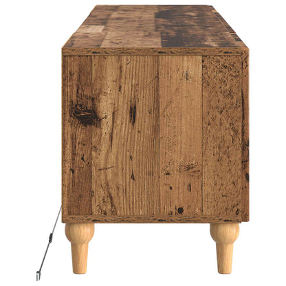 LED tv-meubel Oud hout Bewerkt hout