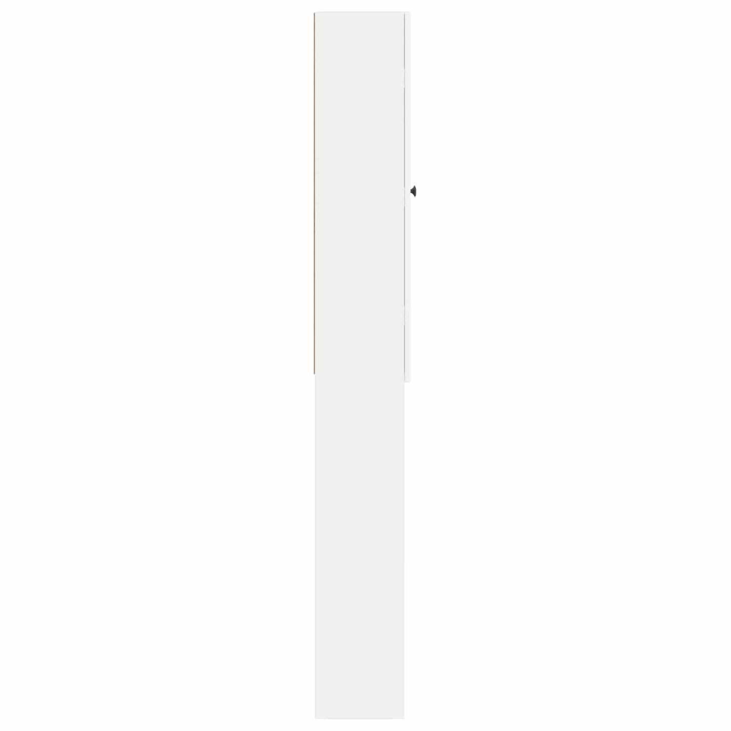 Toiletkast ALKMAAR Wit 66 x 25,5 x 190 cm Bewerkt hout