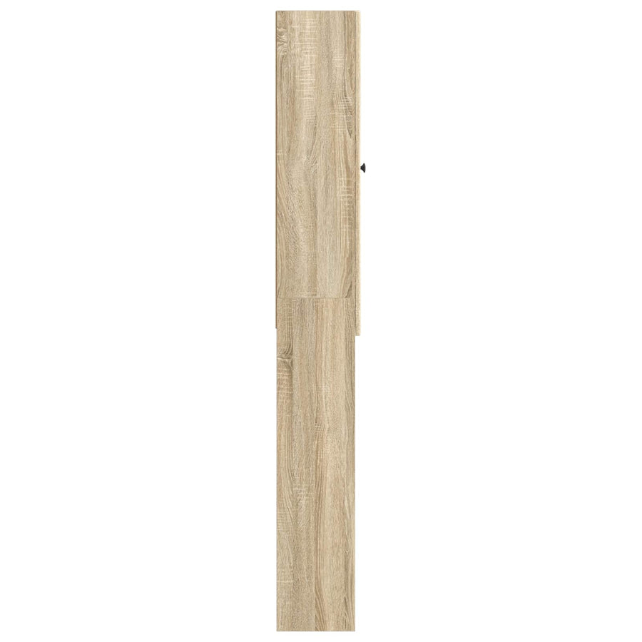 Toiletkast ALKMAAR Sonoma Eiken 66 x 25,5 x 190 cm Bewerkt hout