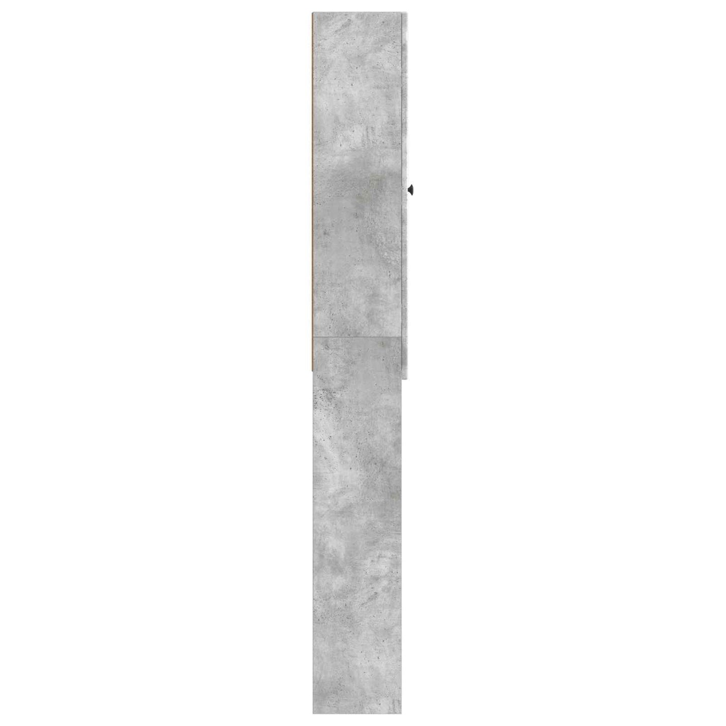 Toiletkast ALKMAAR Betongrijs 66 x 25,5 x 190 cm Bewerkt hout
