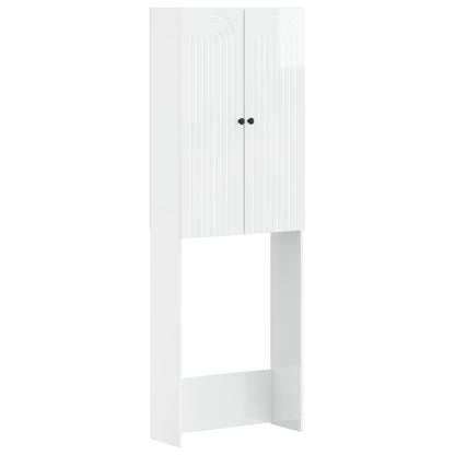 Toiletkast ALKMAAR Hoogglans Wit 66 x 25,5 x 190 cm