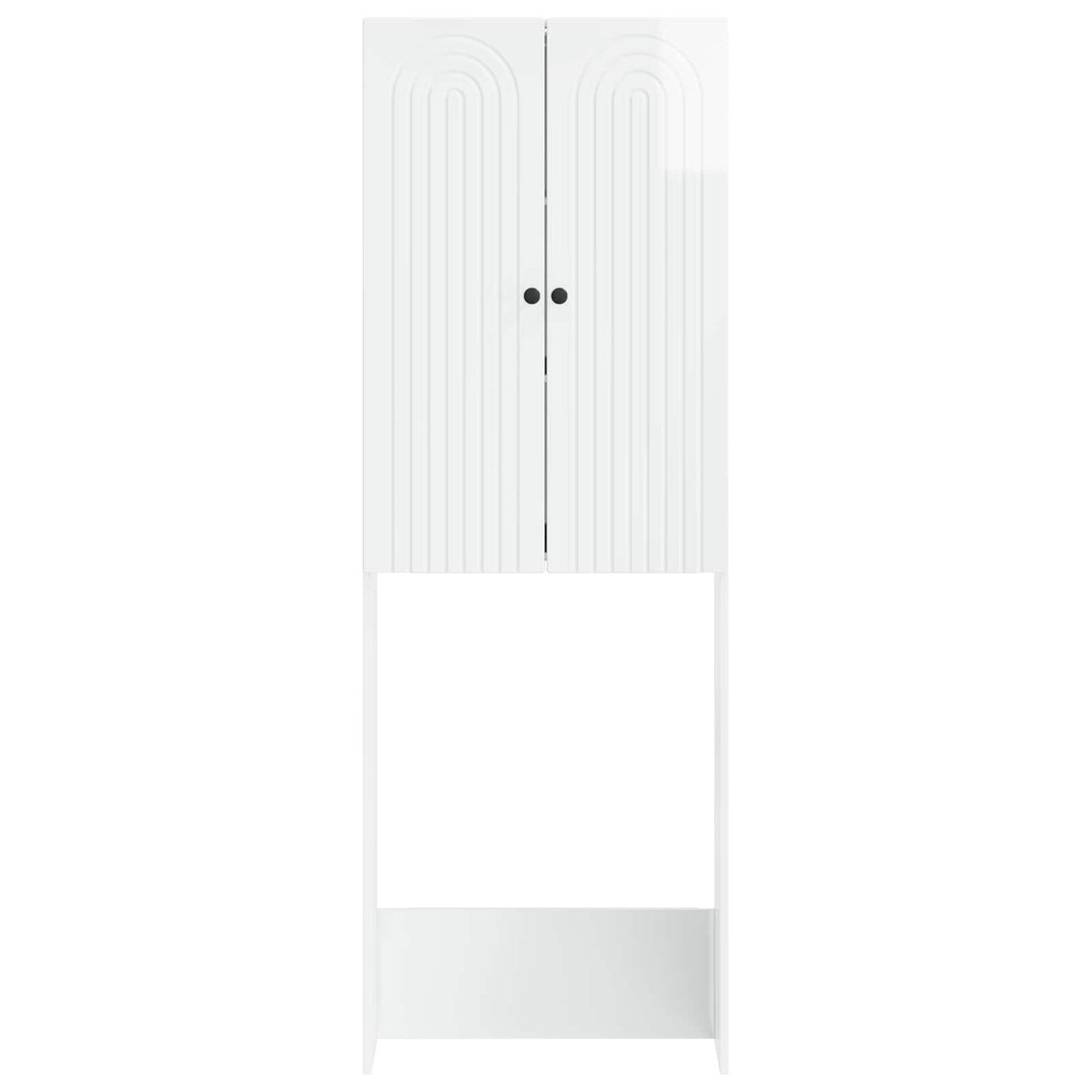 Toiletkast ALKMAAR Hoogglans Wit 66 x 25,5 x 190 cm