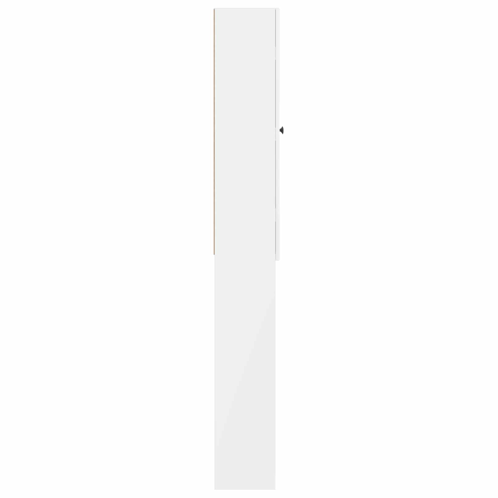 Toiletkast ALKMAAR Hoogglans Wit 66 x 25,5 x 190 cm