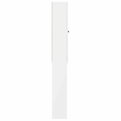 Toiletkast ALKMAAR Hoogglans Wit 66 x 25,5 x 190 cm