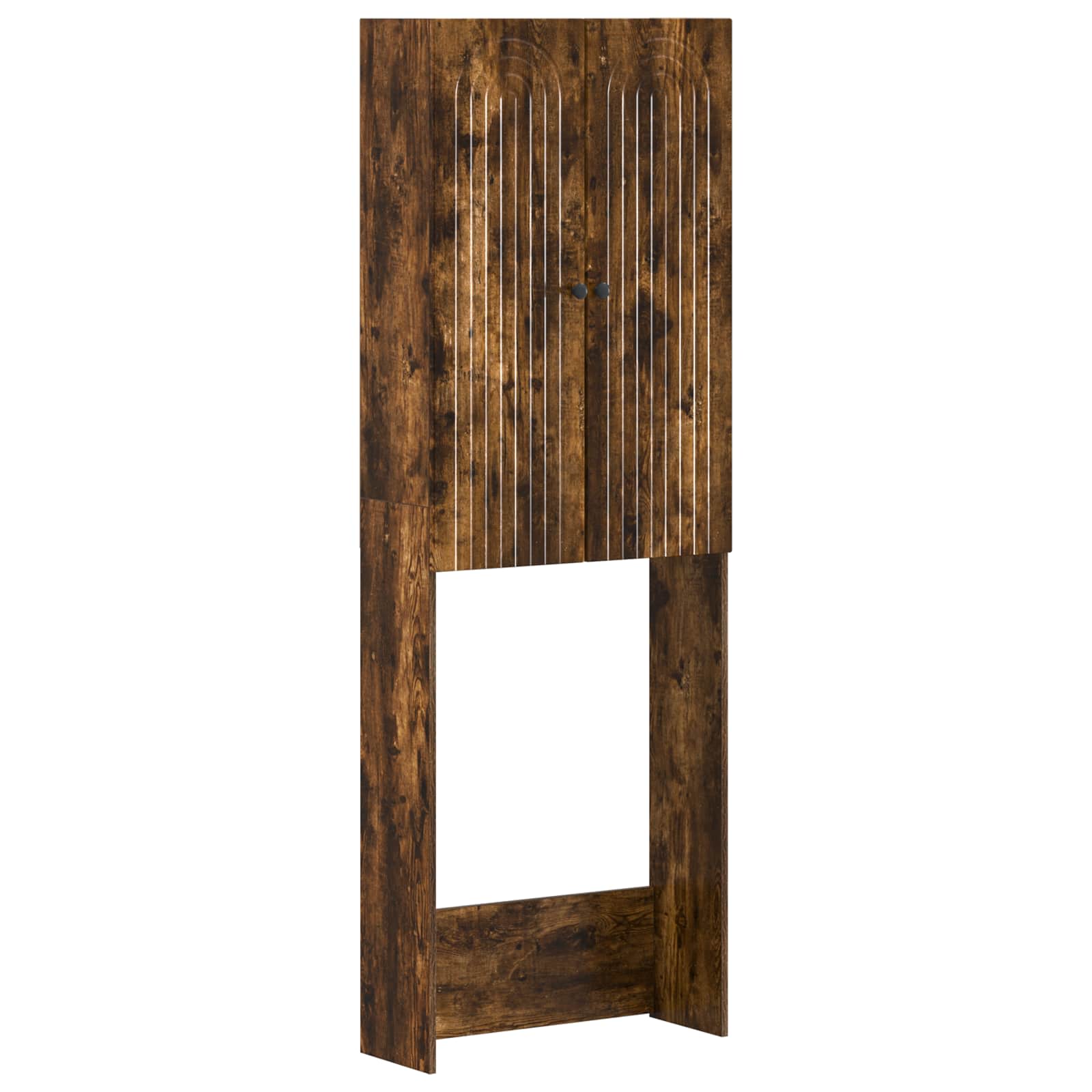 Toiletkast ALKMAAR Gerookt eiken 66 x 25,5 x 190 cm