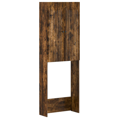 Toiletkast ALKMAAR Gerookt eiken 66 x 25,5 x 190 cm
