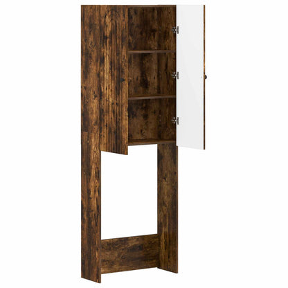 Toiletkast ALKMAAR Gerookt eiken 66 x 25,5 x 190 cm