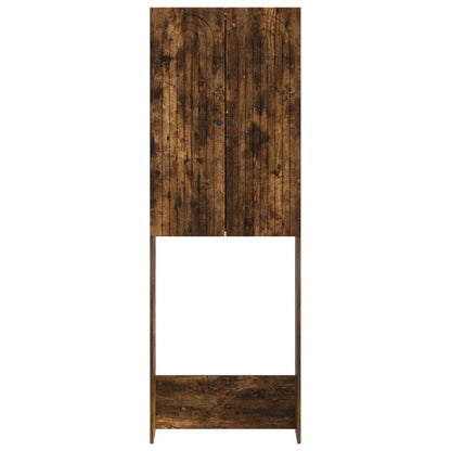 Toiletkast ALKMAAR Gerookt eiken 66 x 25,5 x 190 cm