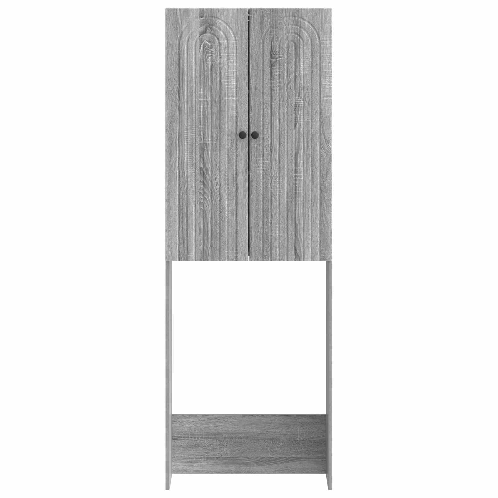 Toiletkast ALKMAAR Grijs Sonoma 66 x 25,5 x 190 cm Bewerkt hout