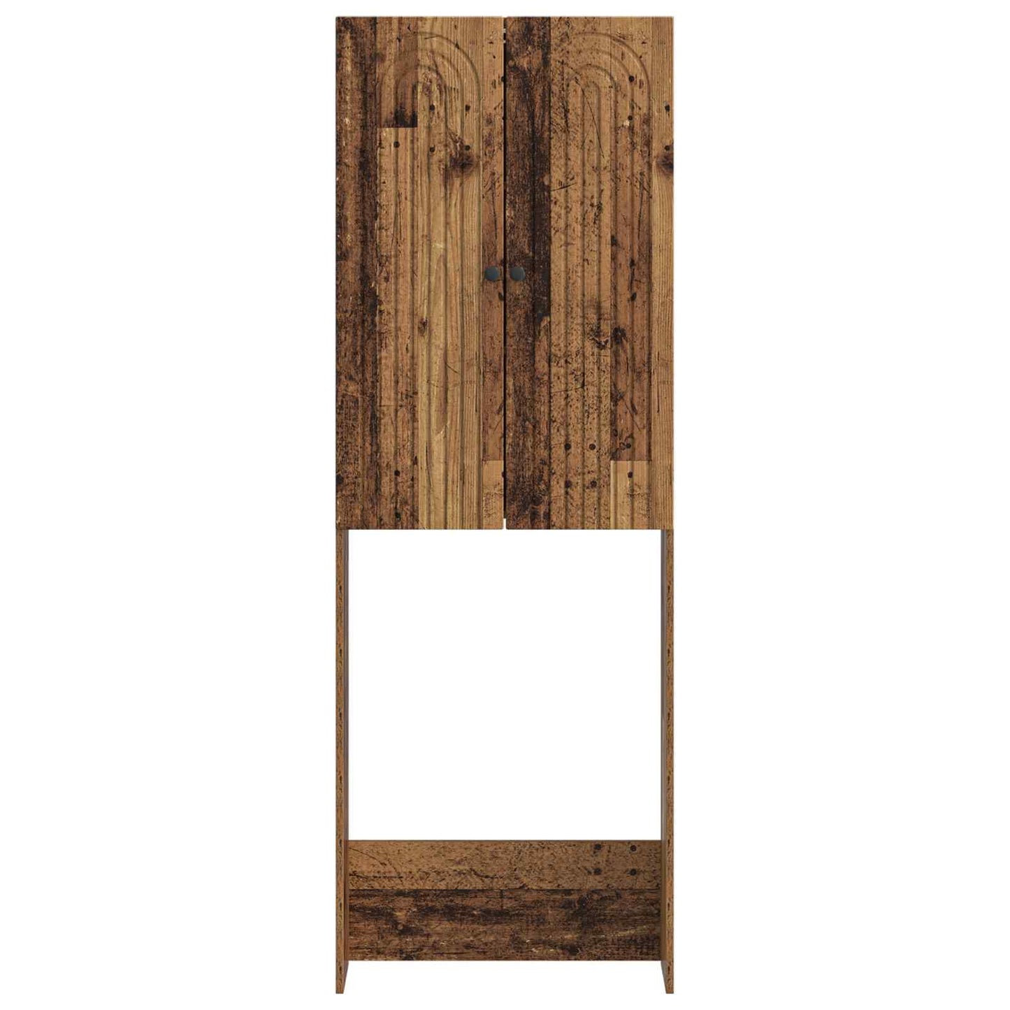 Toiletkast ALKMAAR Oud hout 66 x 25,5 x 190 cm Bewerkt hout