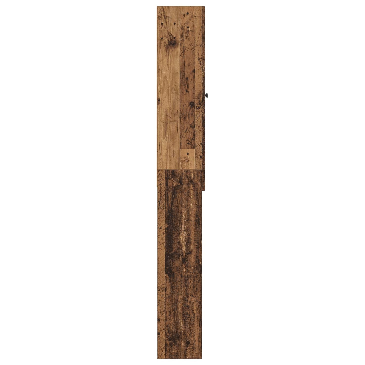 Toiletkast ALKMAAR Oud hout 66 x 25,5 x 190 cm Bewerkt hout