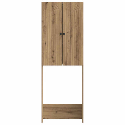 Toiletkast ALKMAAR Artisanaal eiken 66 x 25,5 x 190 cm