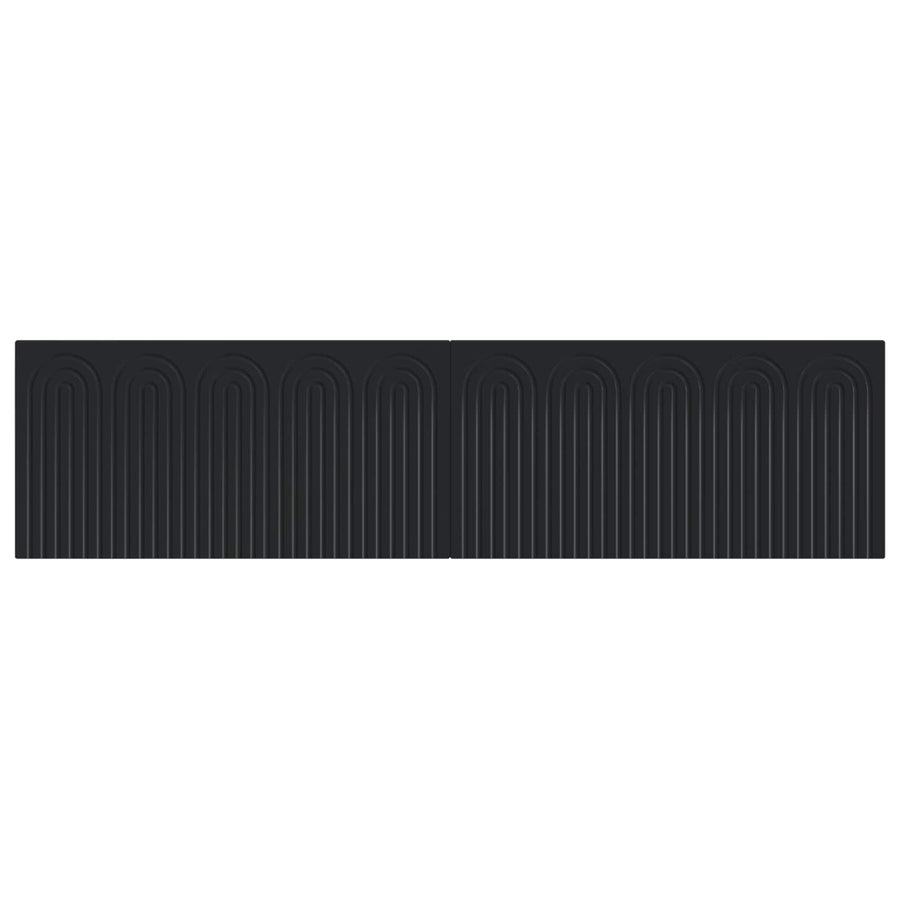 Wandgemonteerd Hoofdeinde ALKMAAR Zwart Bewerkt hout