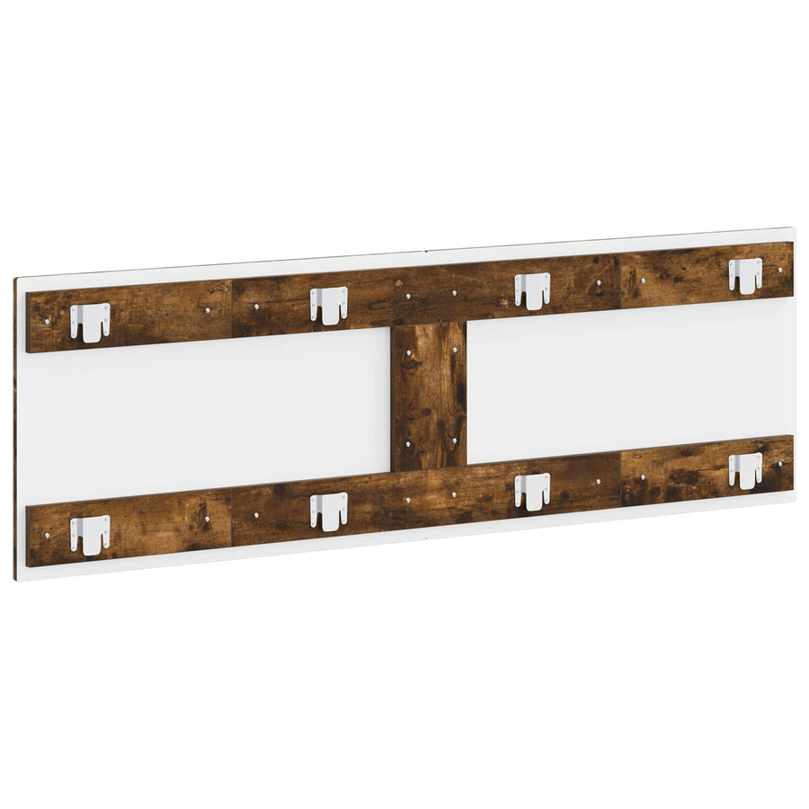 Wandgemonteerd Hoofdeinde ALKMAAR Gerookt eiken Bewerkt hout