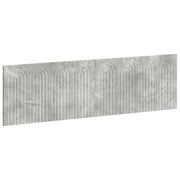Hoofdbord wandmontage 180 cm betongrijs bewerkt hout