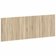 Hoofdbord wandmontage 140 cm bewerkt hout Sonoma eiken