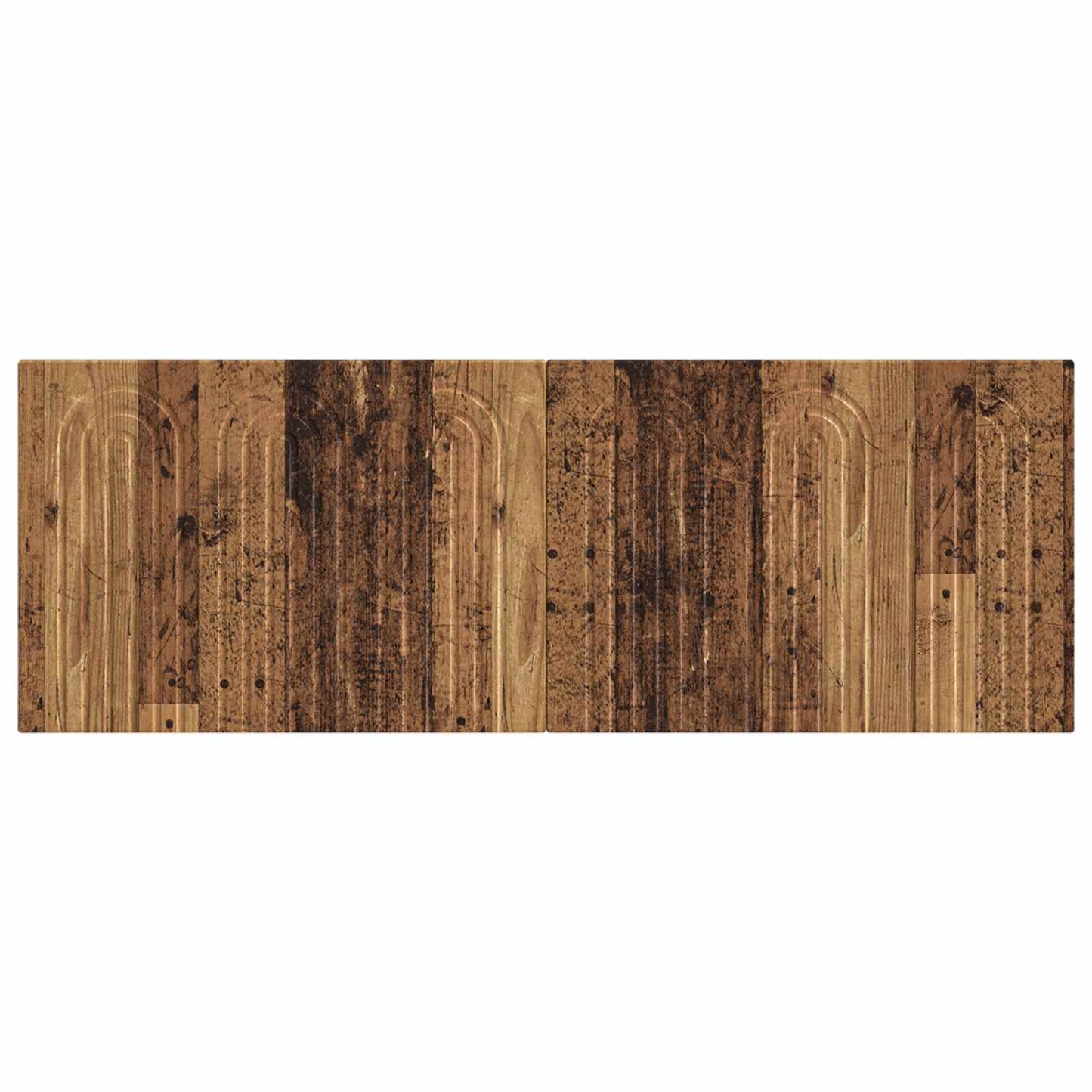 Wandgemonteerd Hoofdeinde ALKMAAR Oud hout Bewerkt hout