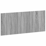 Hoofdbord wandmontage 120x50 cm bewerkt hout grijs Sonoma