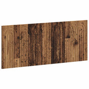 Hoofdbord wandmontage 120x3x50 cm oud hout bewerkt hout