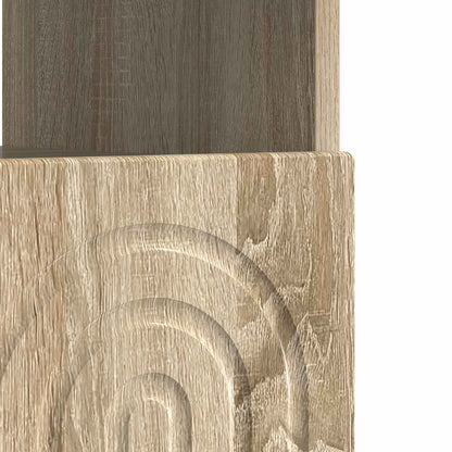 LED tv-meubel Sonoma Eiken Bewerkt hout