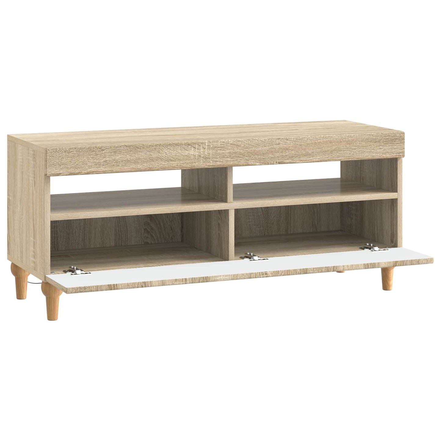 LED tv-meubel Sonoma Eiken Bewerkt hout