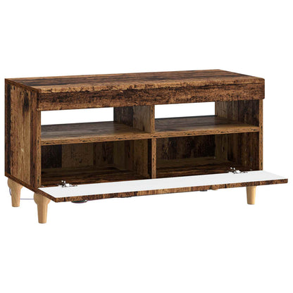 LED tv-meubel Oud hout Bewerkt hout