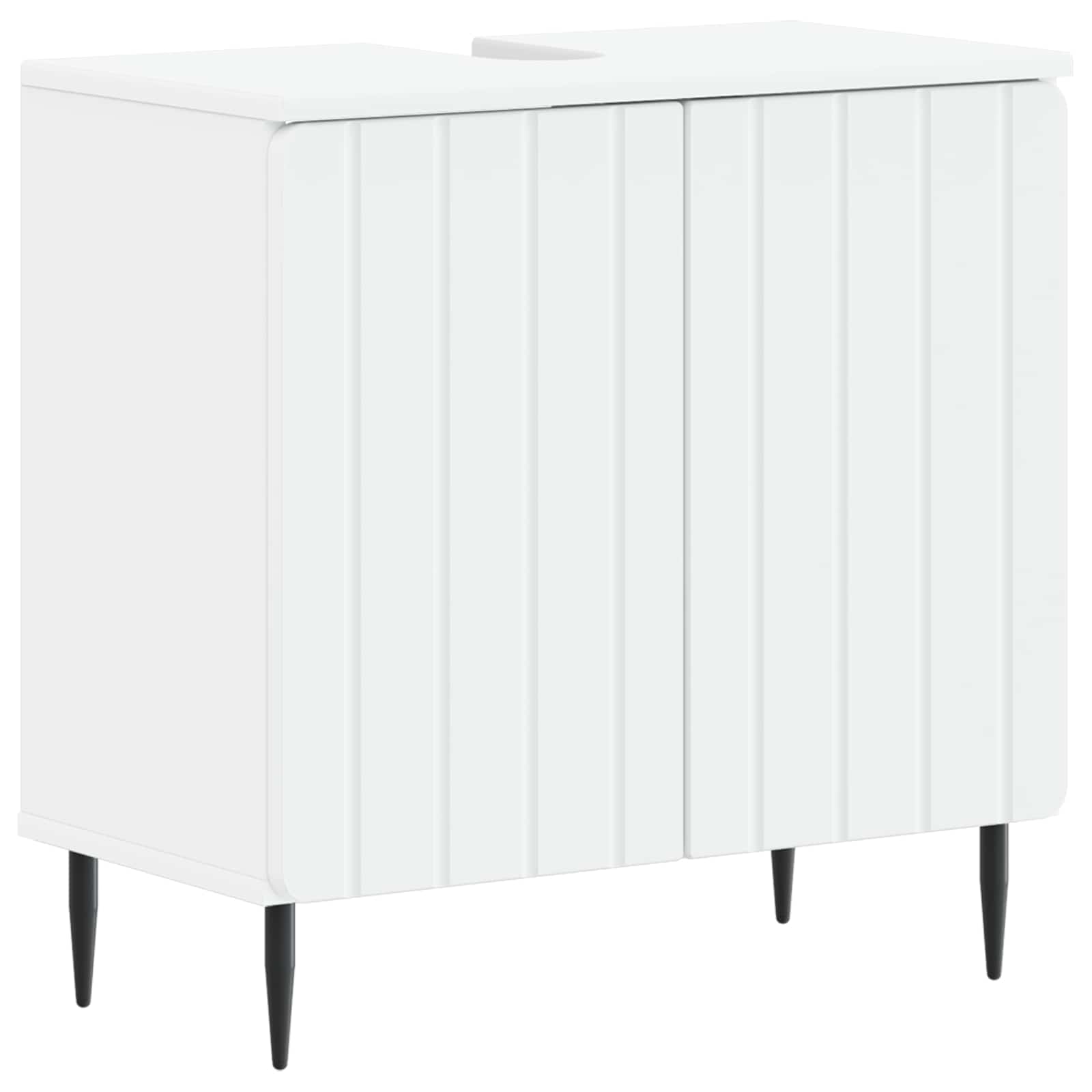 Badkamer wastafelkast ZWOLLE Wit 59,5 x 31,5 x 59 cm