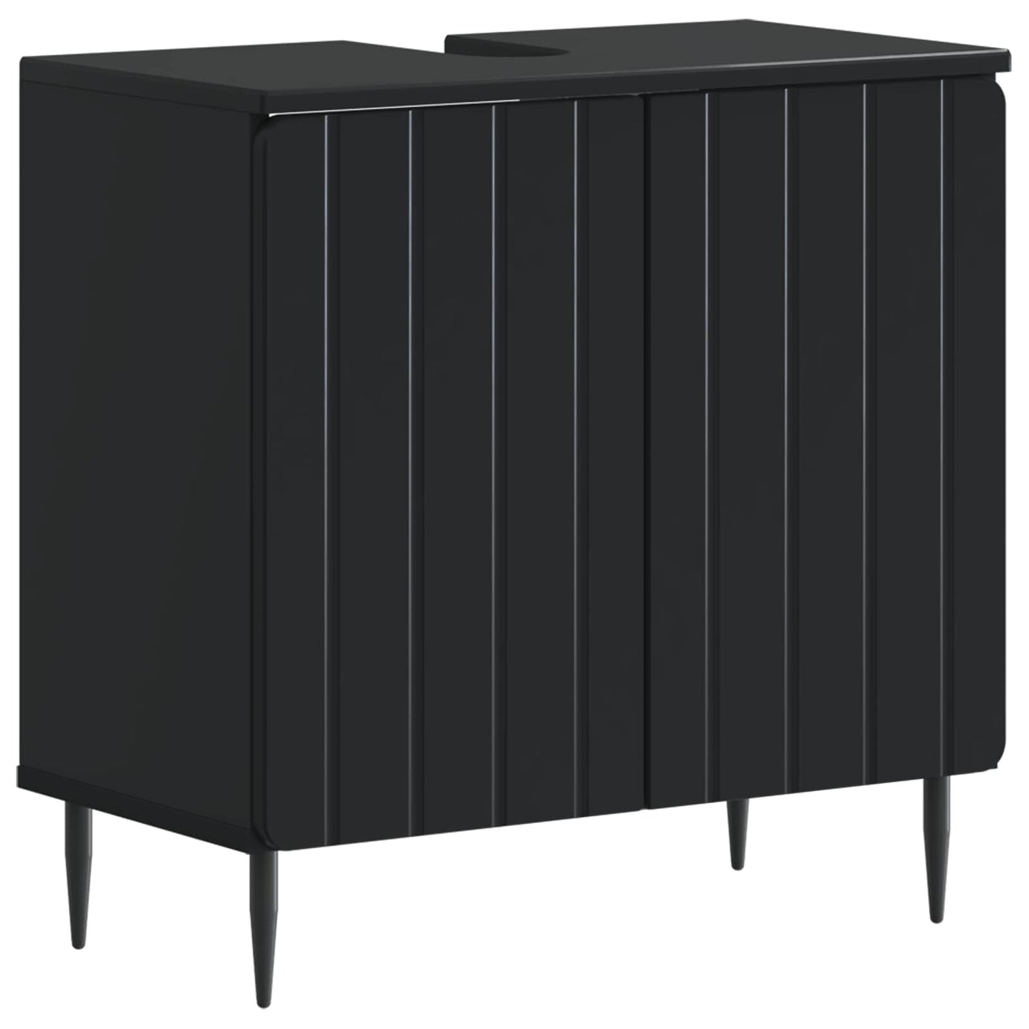 Badkamer wastafelkast ZWOLLE Zwart 59,5 x 31,5 x 59 cm