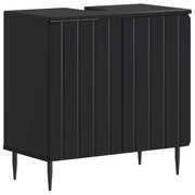 Badkamerkast Zwart 59,5x31,5x59 cm
