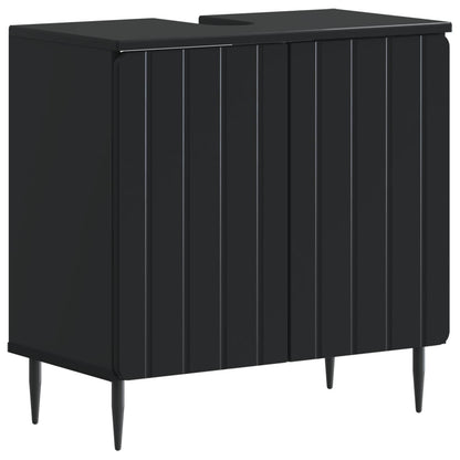 Badkamer wastafelkast ZWOLLE Zwart 59,5 x 31,5 x 59 cm