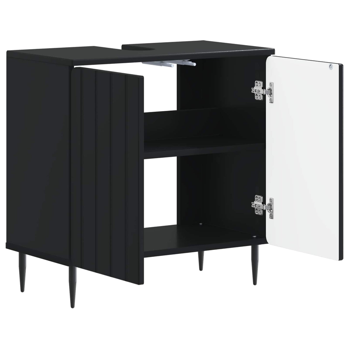 Badkamer wastafelkast ZWOLLE Zwart 59,5 x 31,5 x 59 cm