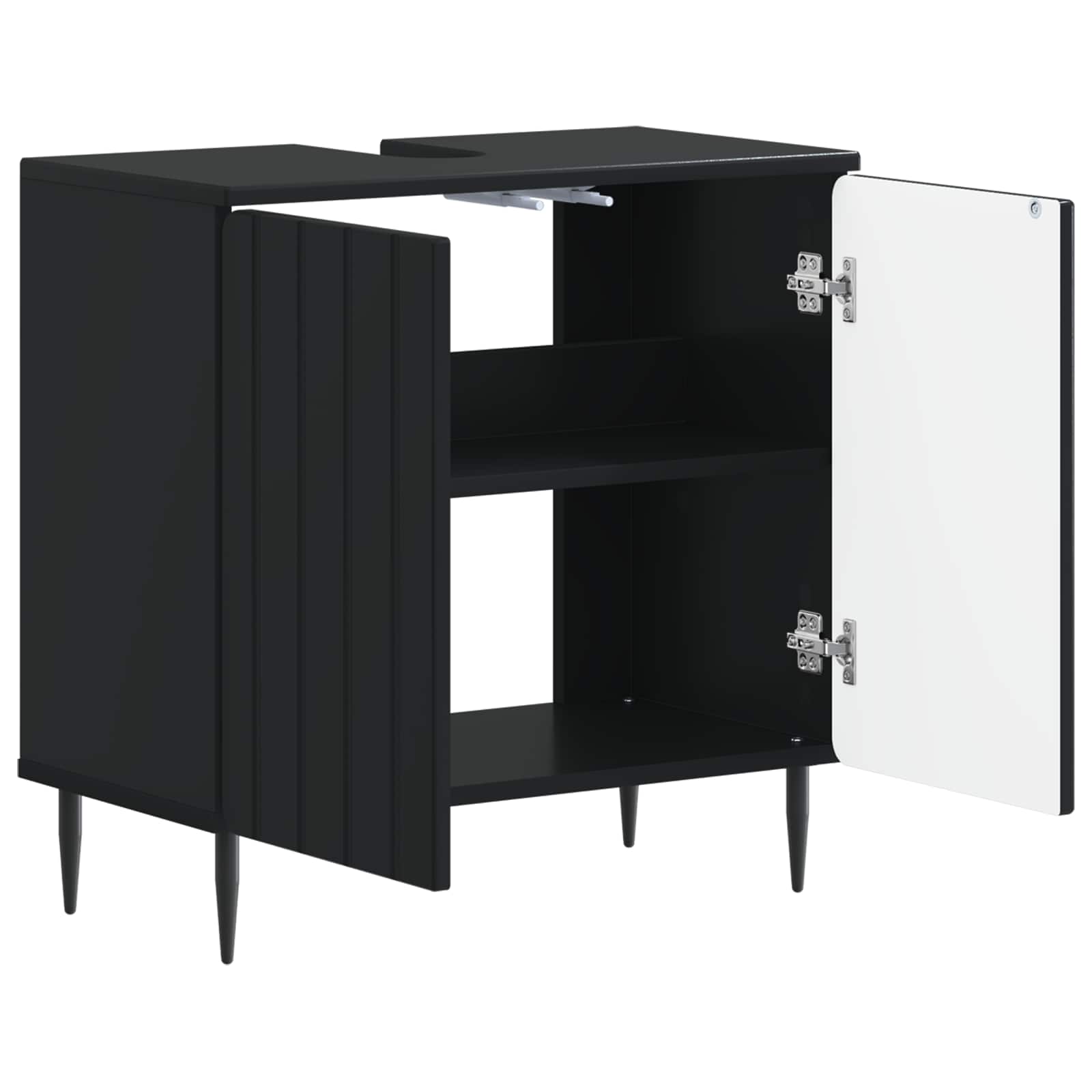 Badkamer wastafelkast ZWOLLE Zwart 59,5 x 31,5 x 59 cm