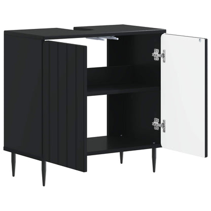 Badkamer wastafelkast ZWOLLE Zwart 59,5 x 31,5 x 59 cm