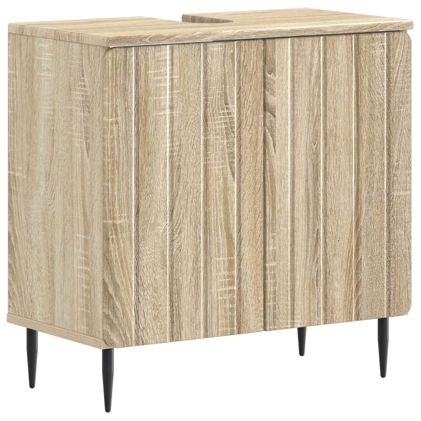Badkamer wastafelkast ZWOLLE Sonoma Eiken 59,5 x 31,5 x 59 cm