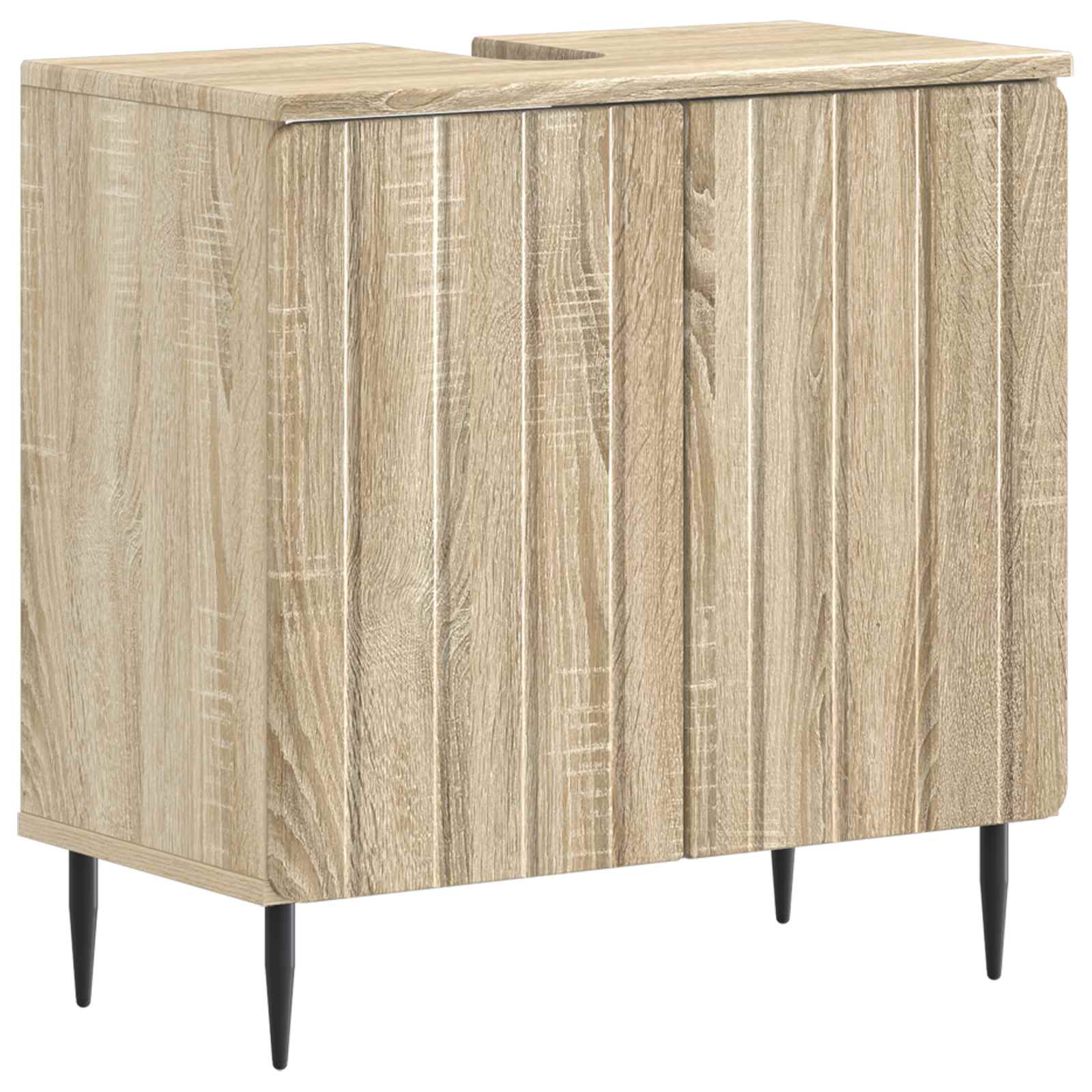 Badkamer wastafelkast ZWOLLE Sonoma Eiken 59,5 x 31,5 x 59 cm