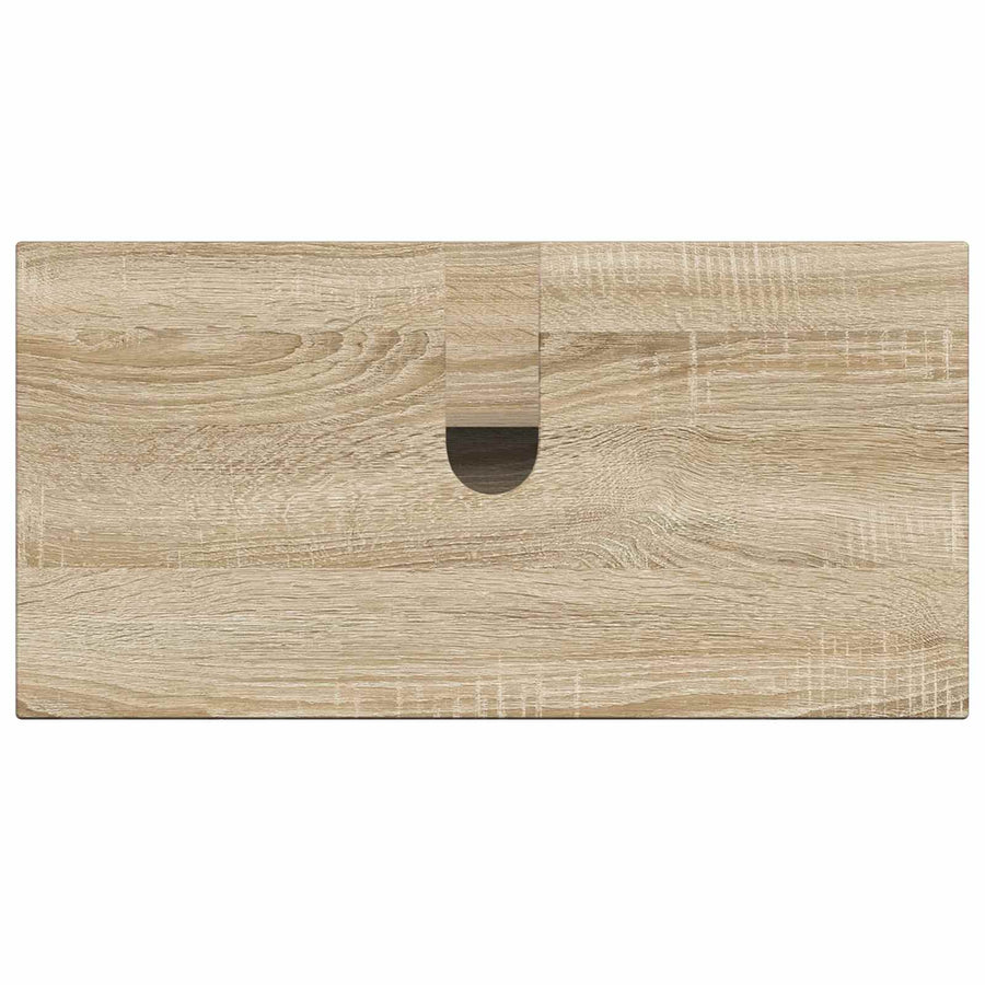 Badkamer wastafelkast ZWOLLE Sonoma Eiken 59,5 x 31,5 x 59 cm