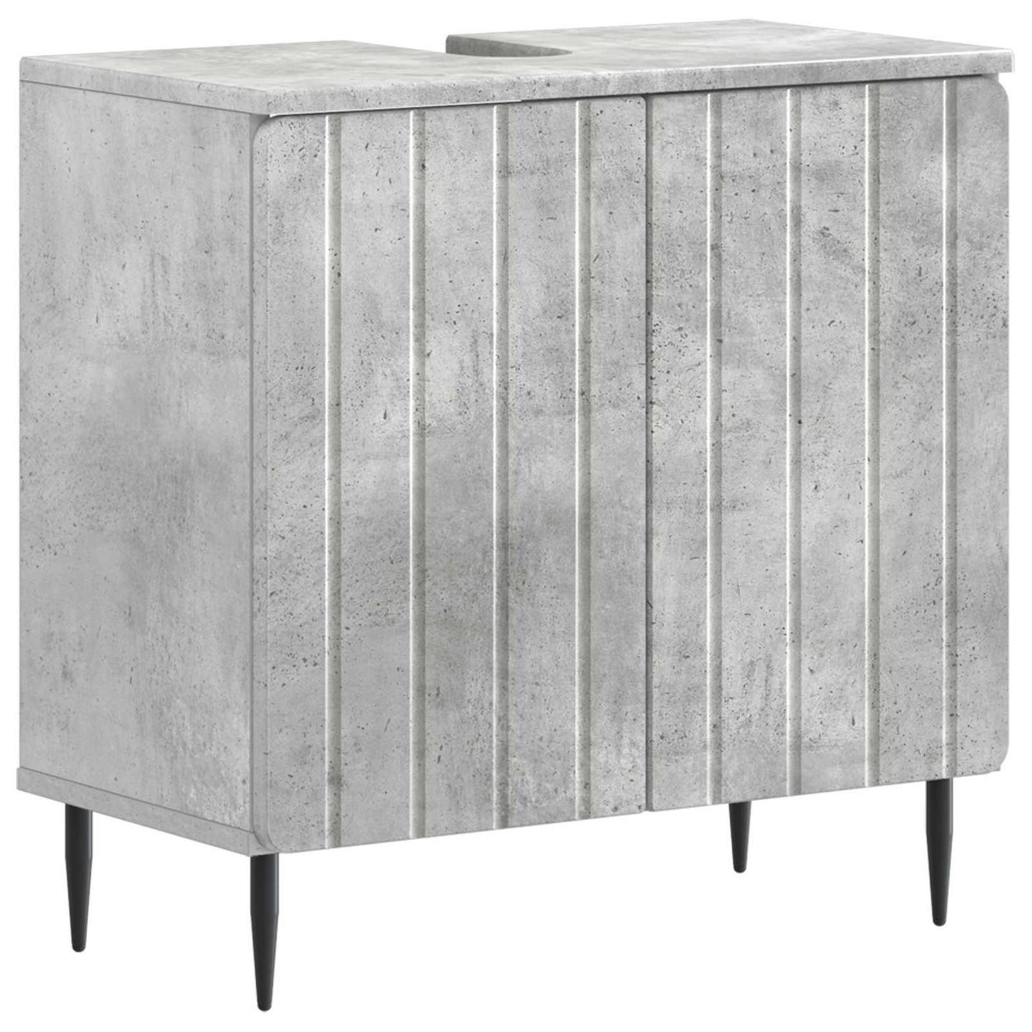 Badkamer wastafelkast ZWOLLE Betongrijs 59,5 x 31,5 x 59 cm