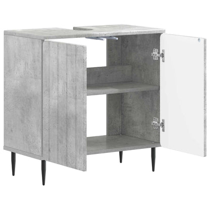Badkamer wastafelkast ZWOLLE Betongrijs 59,5 x 31,5 x 59 cm