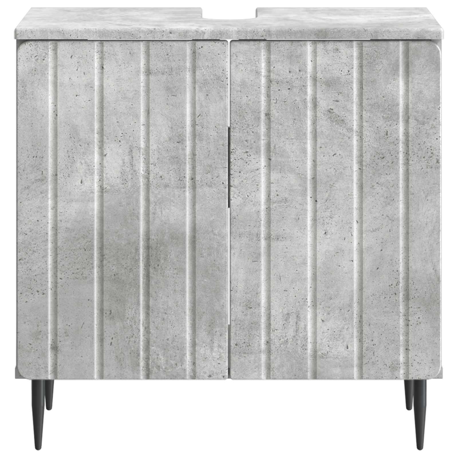 Badkamer wastafelkast ZWOLLE Betongrijs 59,5 x 31,5 x 59 cm