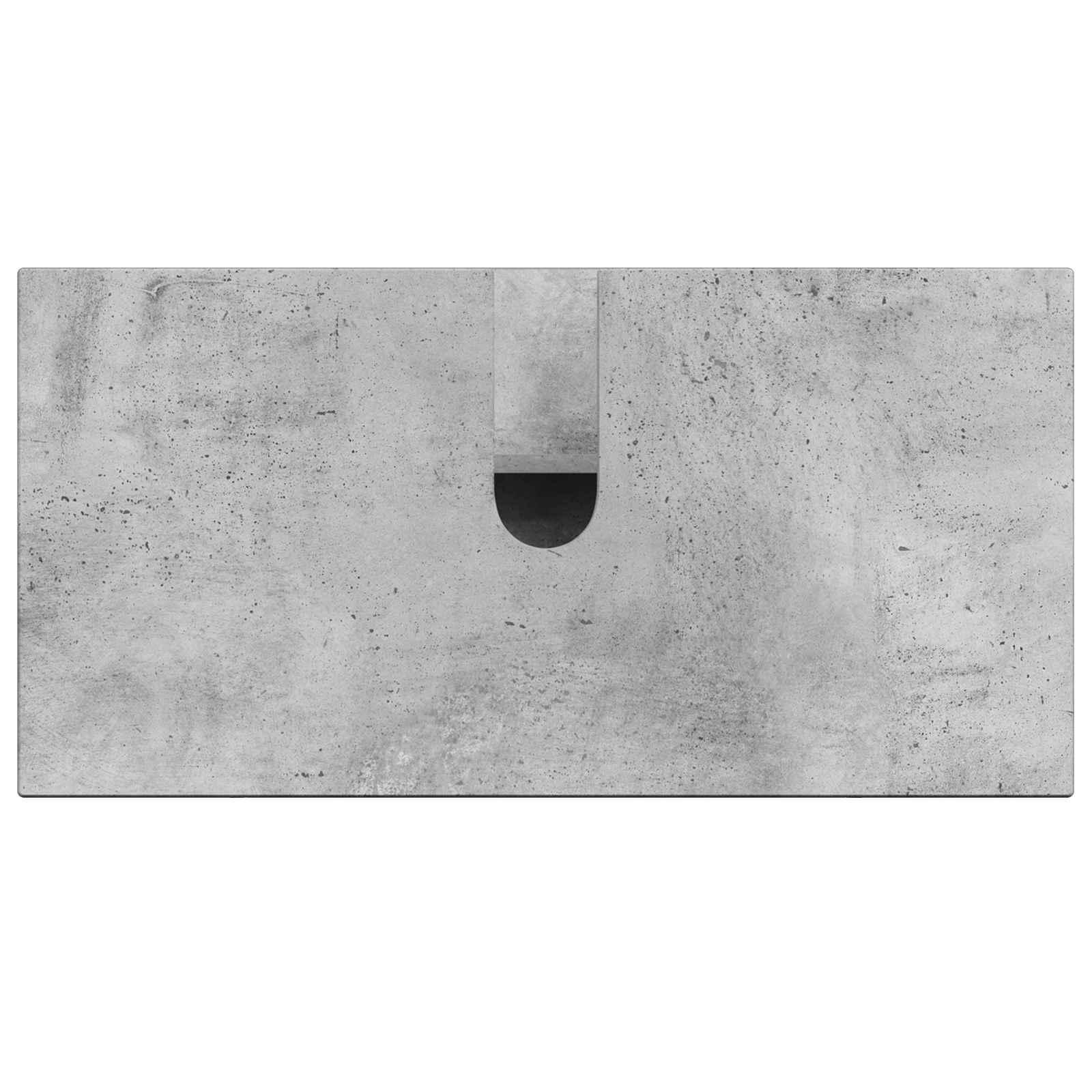 Badkamer wastafelkast ZWOLLE Betongrijs 59,5 x 31,5 x 59 cm