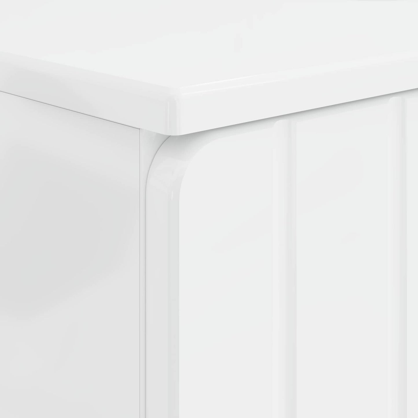 Badkamer wastafelkast ZWOLLE Hoogglans Wit 59,5 x 31,5 x 59 cm