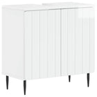 Badkamer wastafelkast ZWOLLE Hoogglans Wit 59,5 x 31,5 x 59 cm