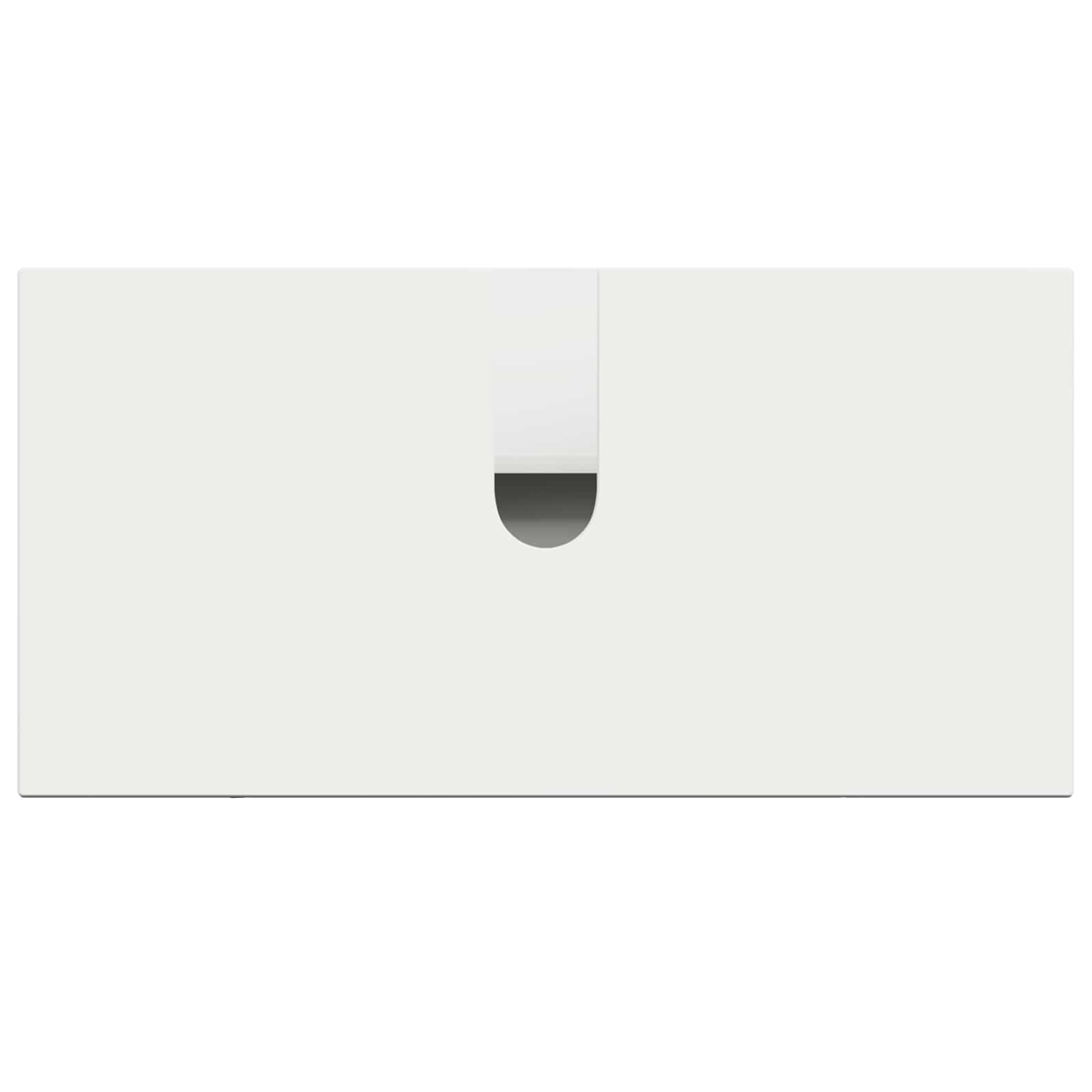 Badkamer wastafelkast ZWOLLE Hoogglans Wit 59,5 x 31,5 x 59 cm
