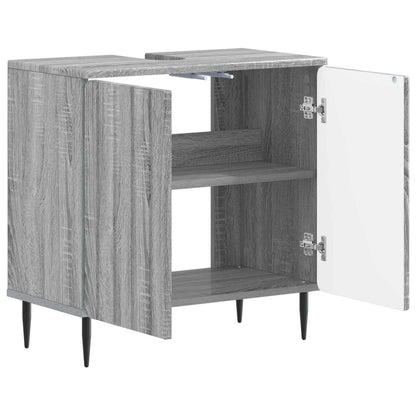 Badkamer wastafelkast ZWOLLE Grijs Sonoma 59,5 x 31,5 x 59 cm