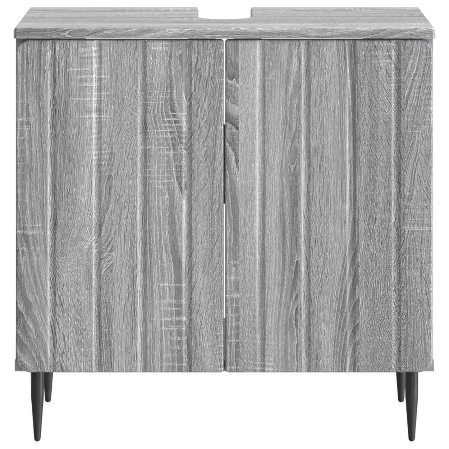 Badkamer wastafelkast ZWOLLE Grijs Sonoma 59,5 x 31,5 x 59 cm