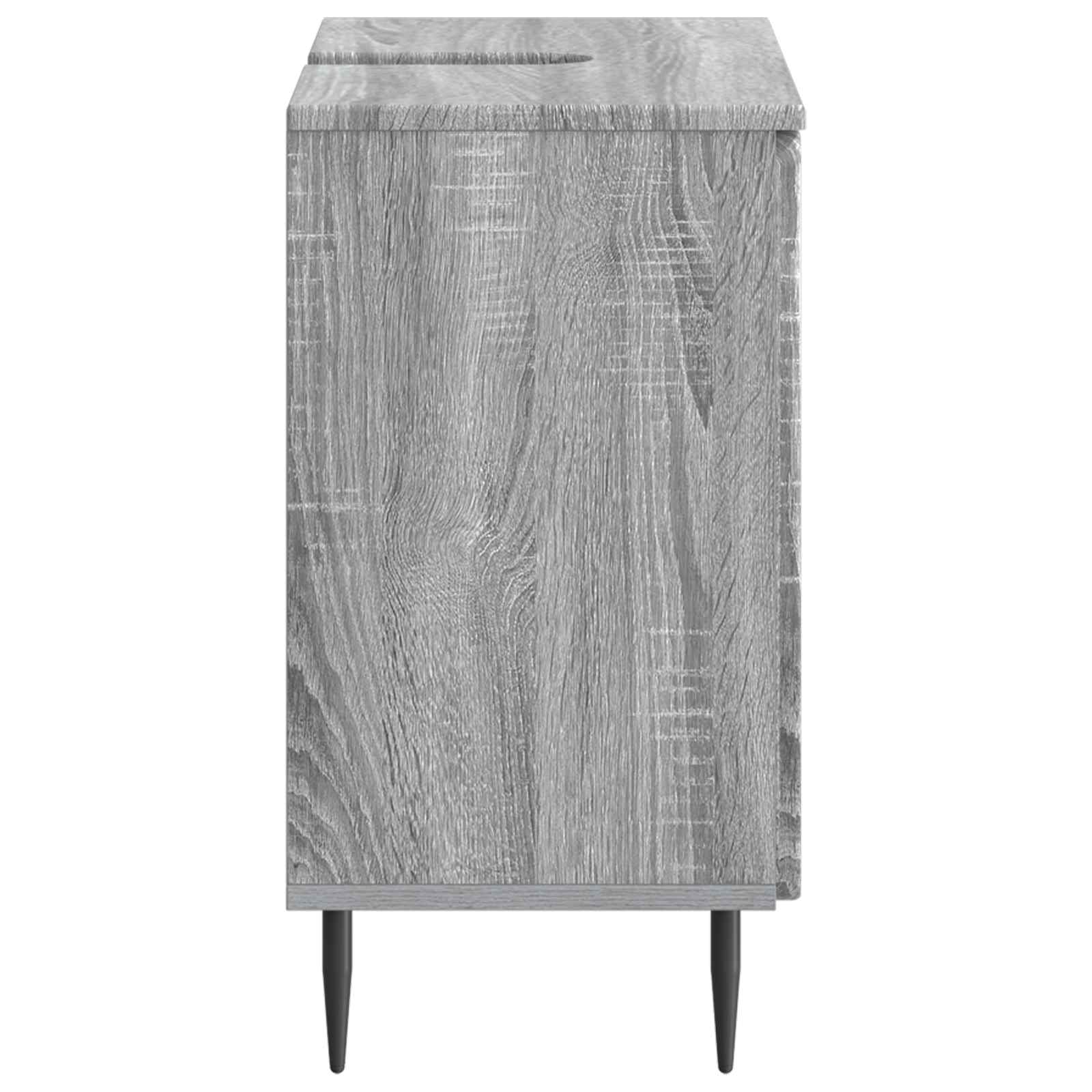 Badkamer wastafelkast ZWOLLE Grijs Sonoma 59,5 x 31,5 x 59 cm