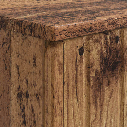 Badkamer wastafelkast ZWOLLE Oud hout 59,5 x 31,5 x 59 cm